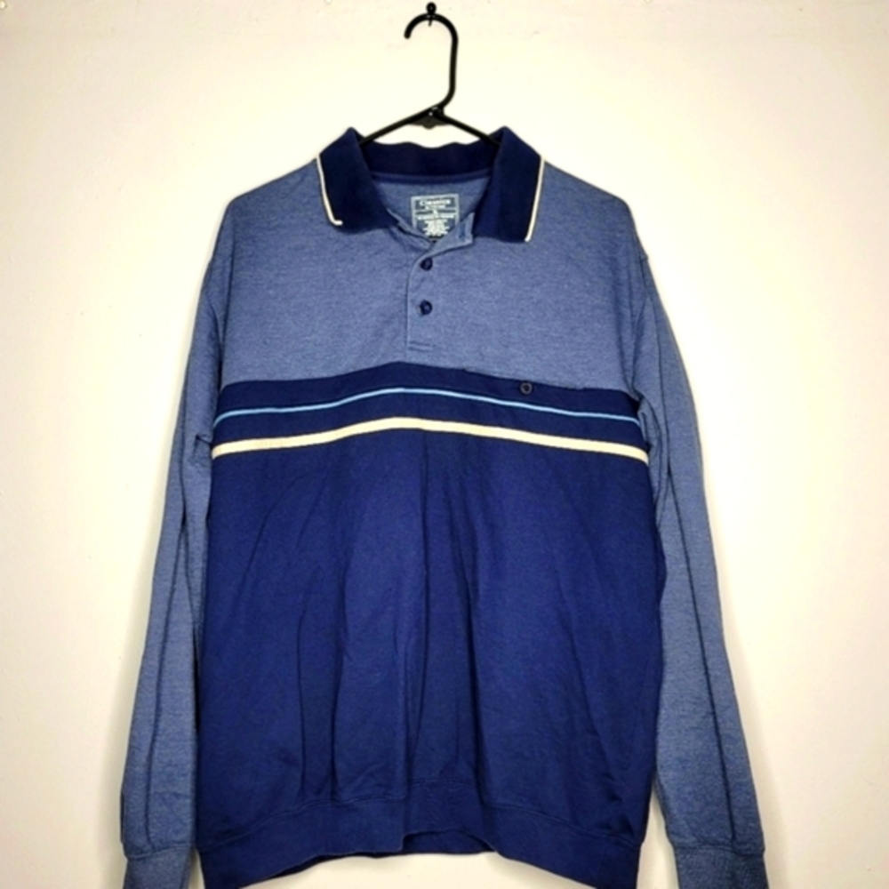 Palm Land vintage polo neck sweatshirt